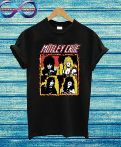 Motley Crue Shout at the Devil Flames Vintage T Shirt