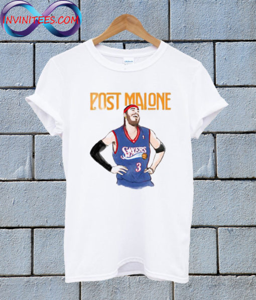 Post Malone Sixers T Shirt