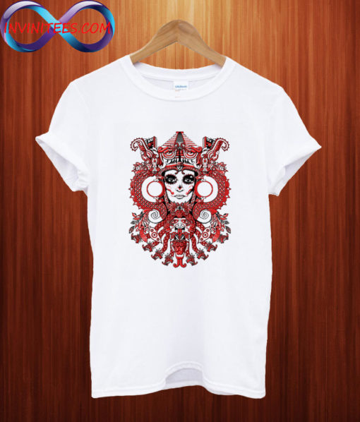 Red Serpent Queen Ladies T Shirt