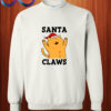 Santa Claws Cute Christmas Cat Sweatshirt
