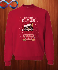 Santa Claws Ugly Christmas Sweatshirt