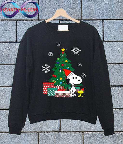 Snoopy And Woodstock Around The Christmas Sweatshirt