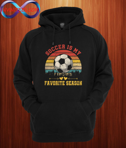Soccer Is My Favorite Season Vintage Hoodie