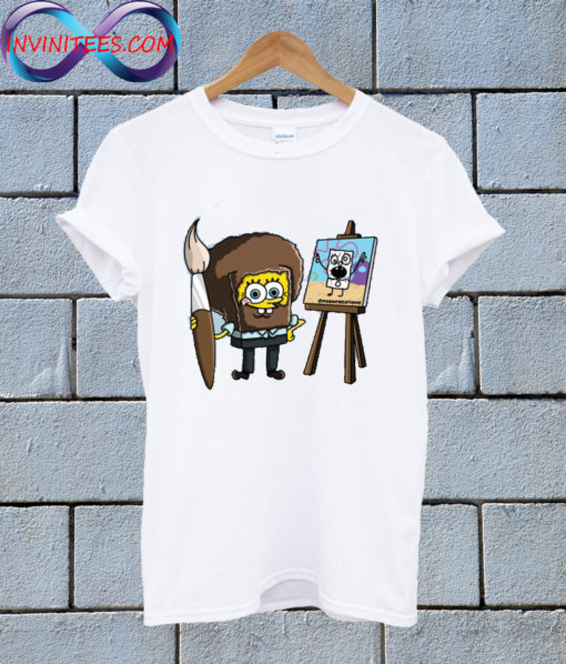 Sponge-Bob Ross T Shirt