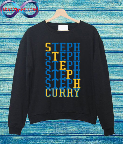 Steph Curry Word Art Sweatshirt
