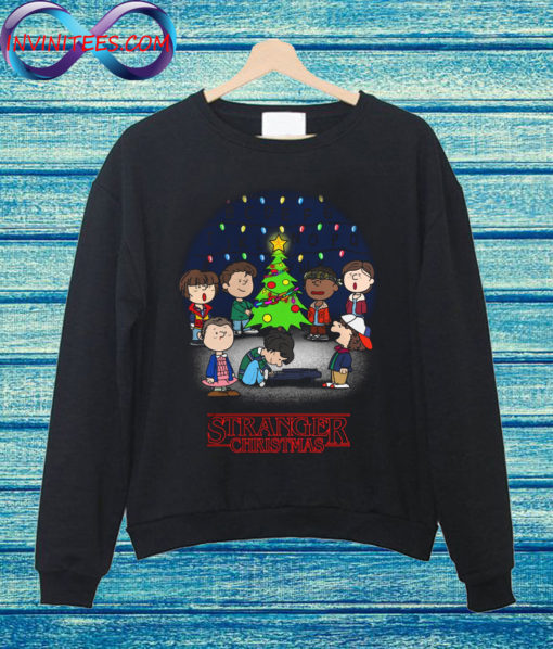 Stranger Things Peanuts Christmas Sweatshirt