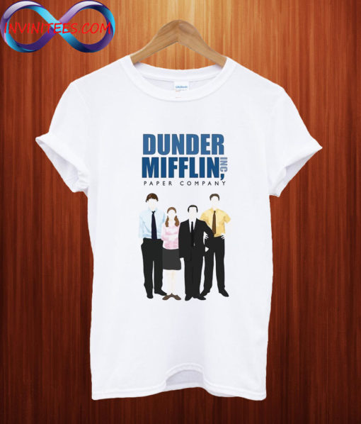 The Office Cartoon Dunder Mifflin T Shirt