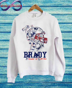 Tom Brady GOAT New England Sweatshirt