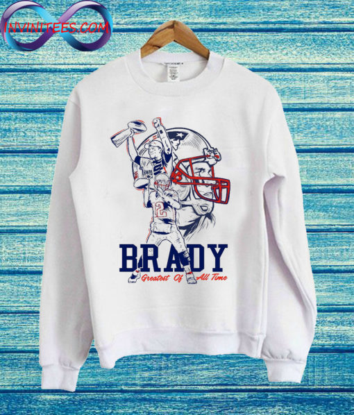Tom Brady GOAT New England Sweatshirt