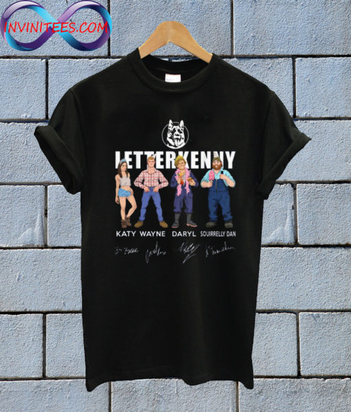 Top Letterkenny Signature Character T Shirt