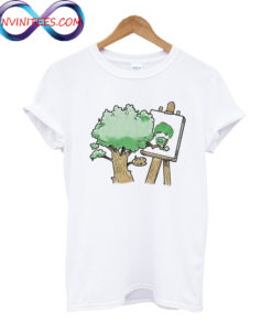 Tree Painting Bob Ross T Shirt