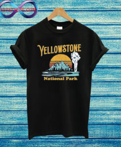 Vintage Yellowstone National Park Retro Camp T Shirt