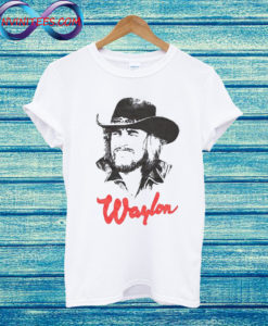 Waylon Jennings Portrait T Shirt