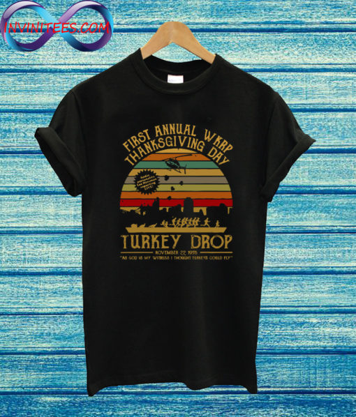 Wkrp Turkey Drop Thanksgiving T Shirt