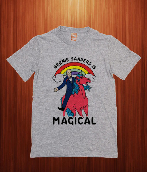 Bernie Sanders on a Magical Unicorn T Shirt