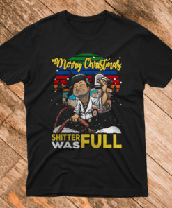 Merry Christmas shitter was full sunset T Shirt