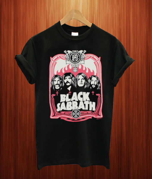 Flames Black Sabbath T Shirt