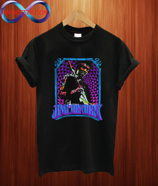 Fractal Frame Jimi Hendrix T Shirt