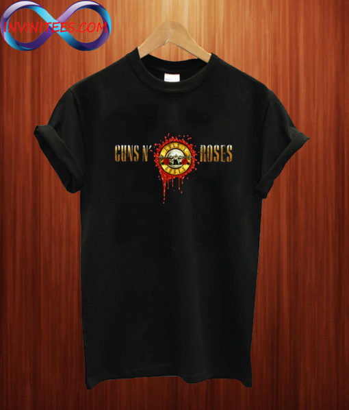 Guns and Roses Skull T Shirt