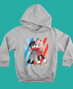 Hiro and Zero Two Darling in the Franxx Hoodie