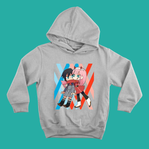 Hiro and Zero Two Darling in the Franxx Hoodie
