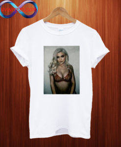 Kylie Jenner Blonde Hair Sexy T Shirt