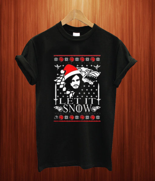 Let It Snow Game of Thrones T Shirt