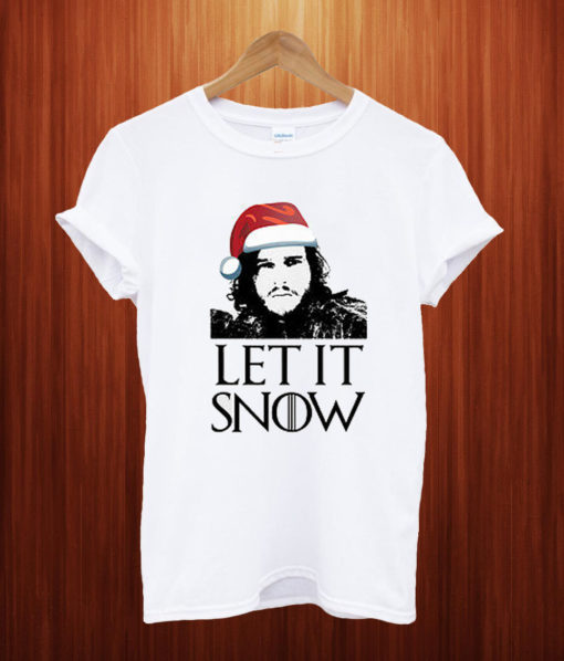 Let It Snow Jon Snow Christmas T Shirt