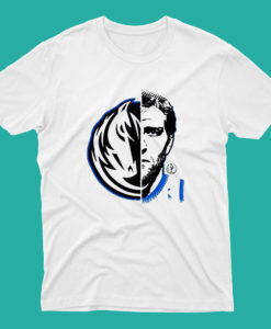 Majestic NBA Dirk Nowitzki Dallas Mavericks T Shirt