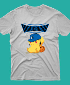 NBA Pikachu Basketball Sports Dallas Mavericks T Shirt