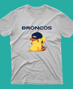 NFL Pikachu Football Sports Denver Broncos T Shirt