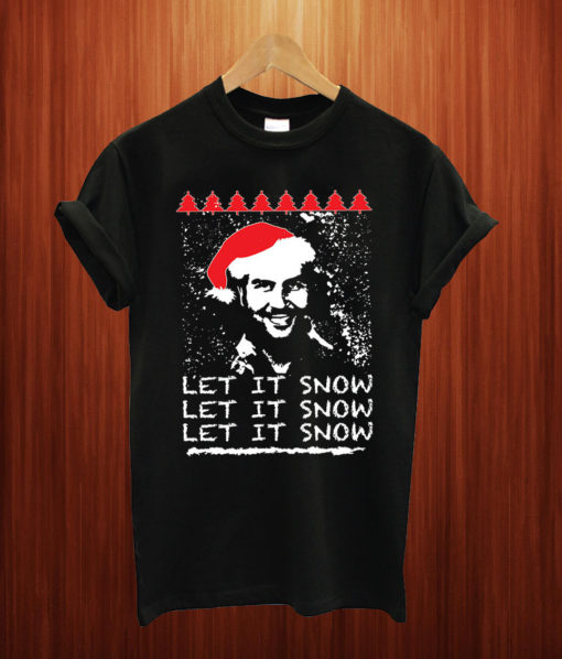 Pablo Escobar Snow Ugly Xmas Let It Snow T Shirt