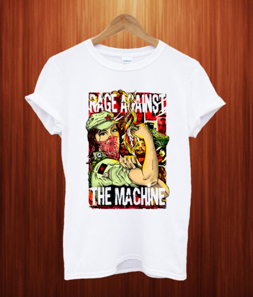 Rage Against The Machine Metallic Rock T Shirt