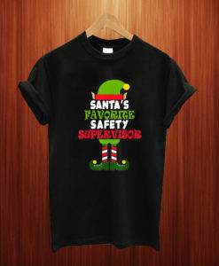 Santa's Favorite Safety Supervisor Christmas Vacation T Shirt