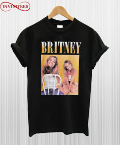 Britney Spears Photo Chair T Shirt