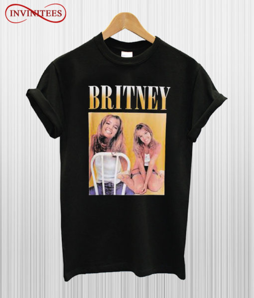 Britney Spears Photo Chair T Shirt