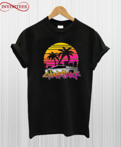 Cybertruck Retro Sunset T Shirt