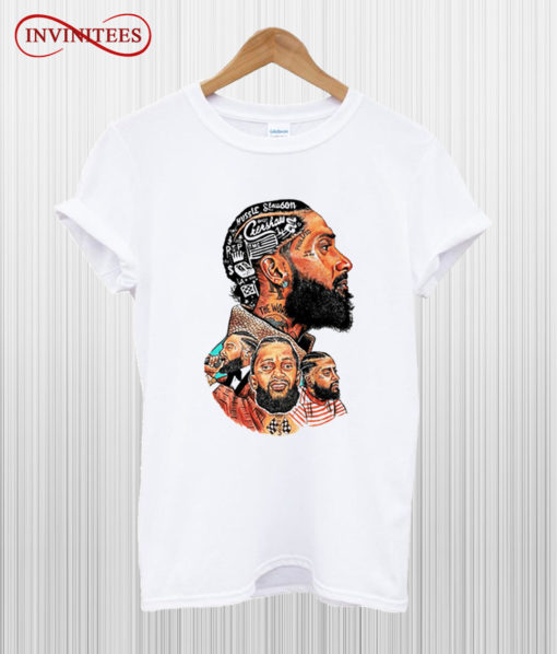 Rapper Nipsey Rest In Heaven Hip Hop T Shirt