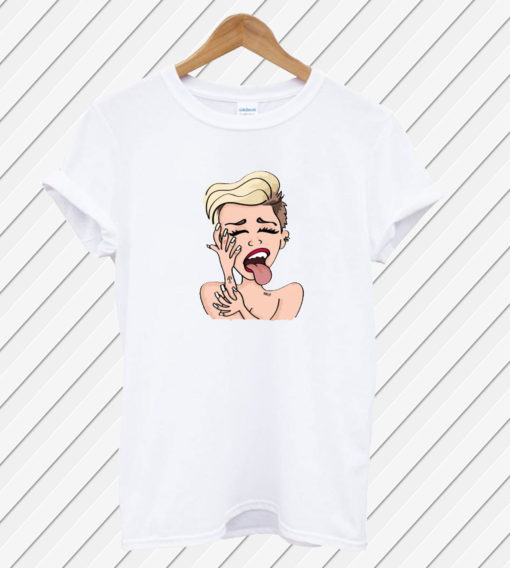 Miley Cyrus Cartoon T Shirt