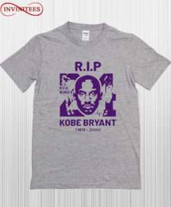 RIP Kobe Bryant Black Mamba T Shirt