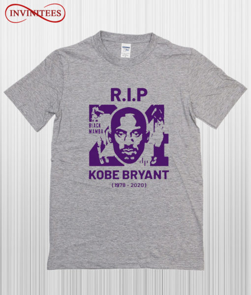 RIP Kobe Bryant Black Mamba T Shirt