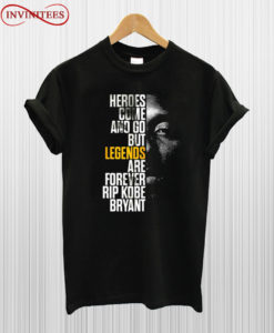 Rip Kobe Bryant Black Mamba Los Angeles T Shirt