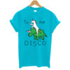 To The Disco Unicorn Riding Triceratops T-Shirt