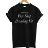 Etsy Shop Branding Black shirt