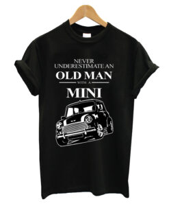 Old Man With Classic Mini T-Shirt