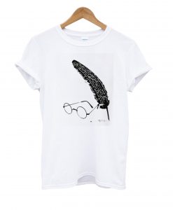 Glasses and Feather T-shirt