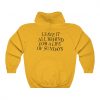 Leave Them All Behind For A life Of Sundays (Back) Hoodie THD
