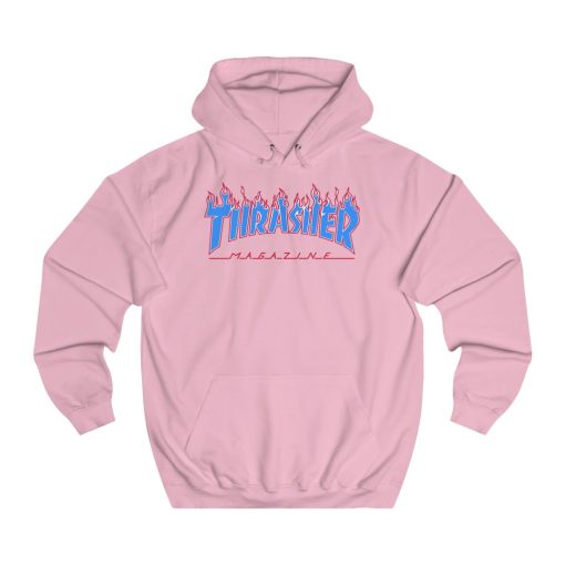 Thrasher Flame Light Pink Hoodie THD