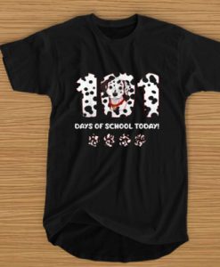 101 DAYS OF SCHOOL TODAY T-SHIRT qn