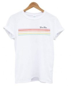 Good Times Rainbow t shirt qn